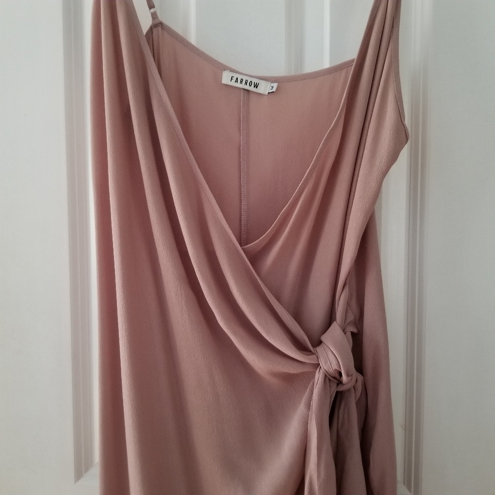 need supply midi wrap dress